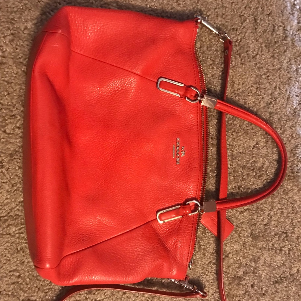Coach leather bag